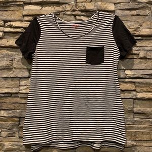 BONGO Striped pocket tee